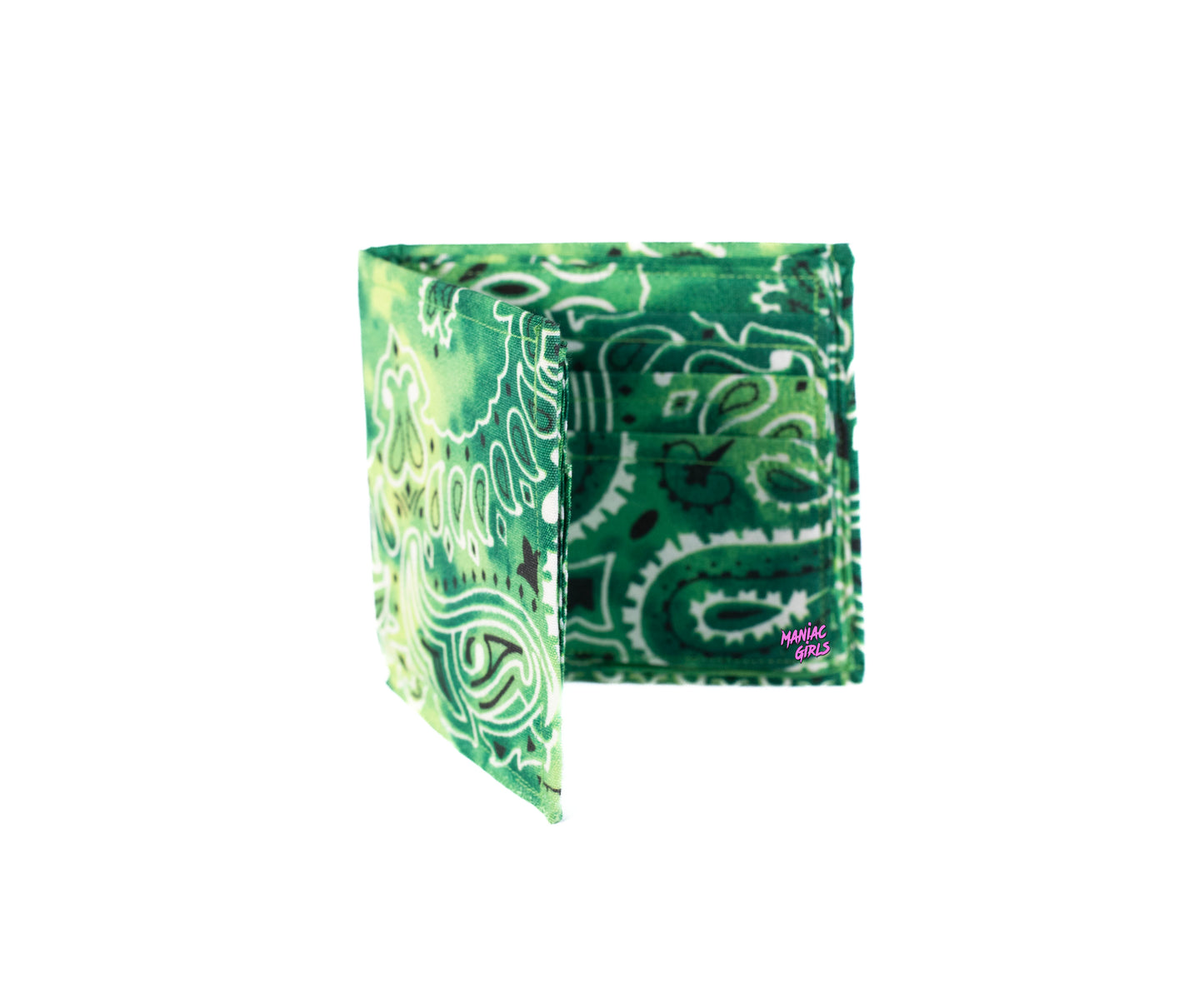 Bandanna Green Tye Dye Wallet